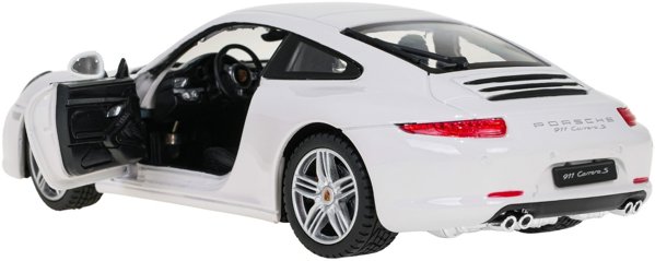 Autko Metalowe 1:24 Porsche 911 Bialy RASTAR