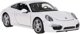 Autko Metalowe 1:24 Porsche 911 Bialy RASTAR