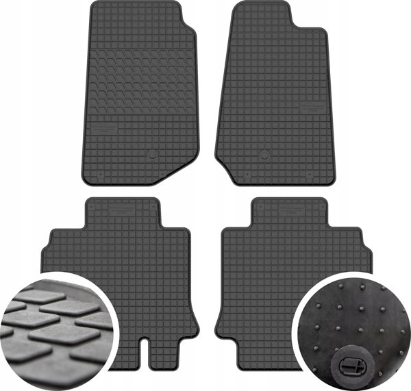 Auto Comfort Λαστιχένια Πατάκια Αυτοκινήτου για Jeep Wrangler JK III (2007-2018) - Σετ 4 Τεμαχίων