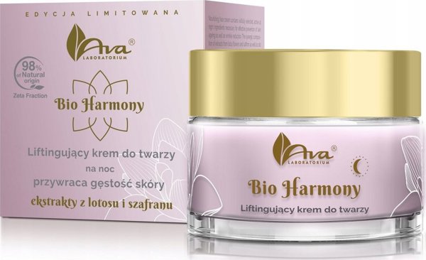 Ava Bio Harmony Κρέμα προσώπου νυχτός με ανυψωτική δράση 50 ml