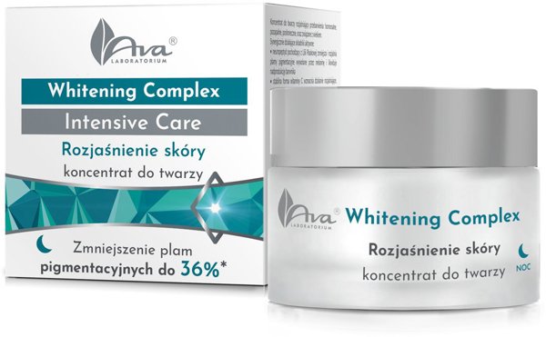 AVA LABORATORIUM Whitening Complex rozjasniajacy koncentrat do twarzy na noc 50ml