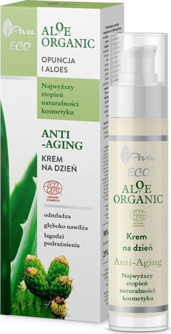 Ava Naturalny krem do twarzy Aloe Organic