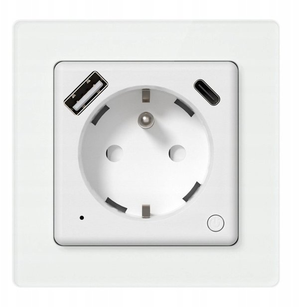 Avatto Έξυπνη Πρίζα WOT20-FR Wi-Fi Smart Plug, Λευκό