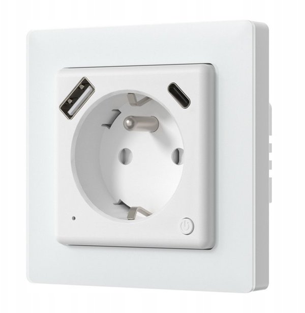 Avatto Έξυπνη Πρίζα WOT20-FR Wi-Fi Smart Plug, Λευκό