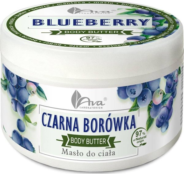 Body Butter Ava Laboratorium Βούτυρο Σώματος με Μαύρο Βατόμουρο 250g