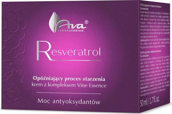 AVA LABORATORIUM Resveratrol καθυστερεί τη γήρανση κρέμα με σύμπλεγμα Vine Essence 50ml