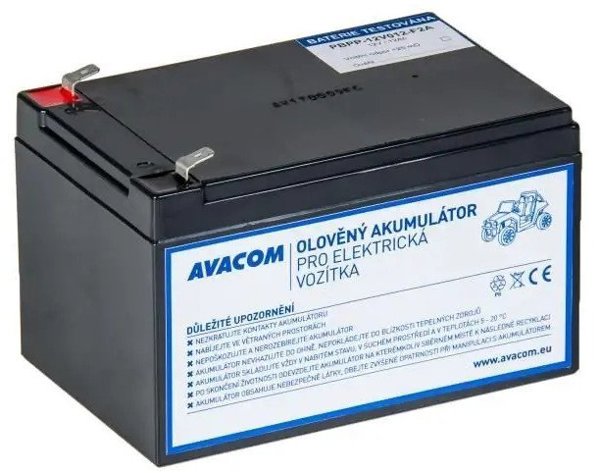 Avacom Μπαταρία Μολύβδου F2 για Peg Pérego 12V 12Ah PBPP-12V012-F2A