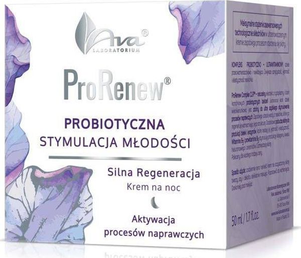Ava Prorenew Κρέμα Νύχτας Προβιοτική Διέγερση Νεότητας 50ml