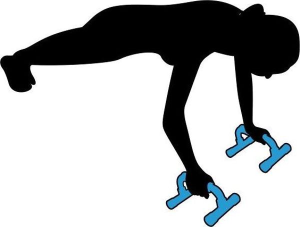 Λαβές για push-ups, πτυσσόμενες βάσεις Avento uni
