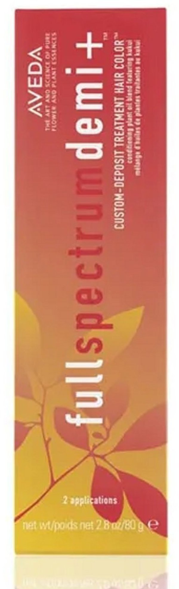 AVEDA Full Spectrum Demi+ θρεπτική βαφή μαλλιών 4N Φυσικό Ανοιχτό Καφέ 80g