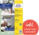 AVERY Zweckform Universal-Etiketten, 25,4 x 10 mm, weiß wiederablösbar, mit umlaufendem Rand, FSC zerzifiziert - 1 Stück (L4731REV-10)