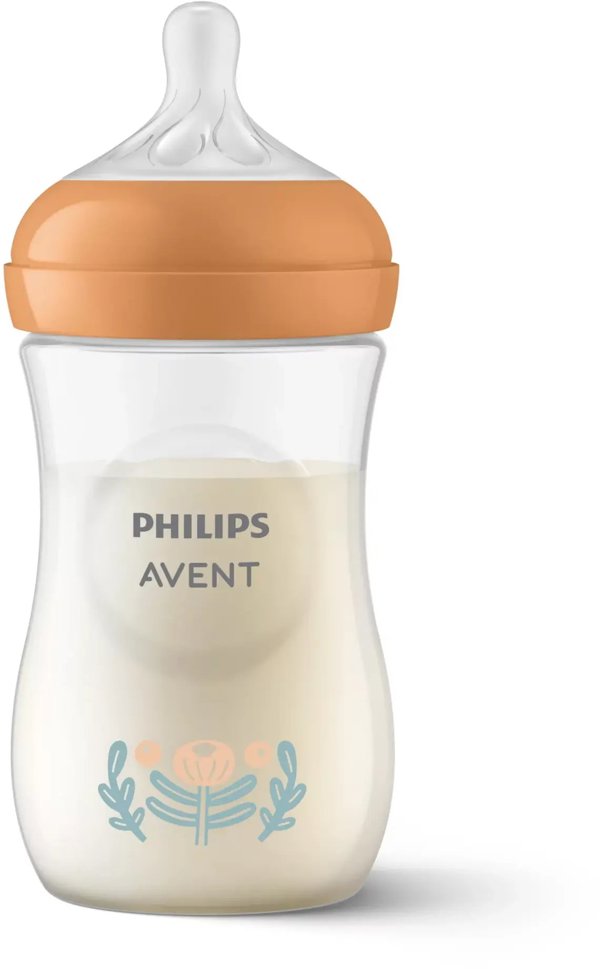 Avent Philips Avent barosanas pudelite Natural Response 260 ml  videjas plusmas knupitis  1m+ SCY903/74 (8720689056366)