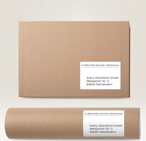 AVERY Καθολικές ετικέτες Avery 105x148 mm, λευκό με Ultragrip +30% επιπλέον περιεχόμενο - (65 φύλλα x 4 τεμ.)