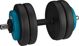 Avento Αλτήρας Ρυθμιζόμενος 15 kg 42DF-BLK, Σετ με Μπιτουμένιες Πλάκες για Προπόνηση