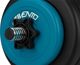 Avento Αλτήρας Ρυθμιζόμενος 15 kg 42DF-BLK, Σετ με Μπιτουμένιες Πλάκες για Προπόνηση