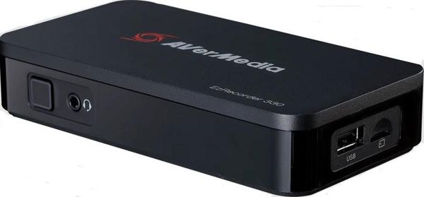 AVerMedia EzRecorder 330 - Συσκευή Εγγραφής Video 1080p, Υποστήριξη Live Streaming, Χωρίς Υπολογιστή (61ER330000AB)