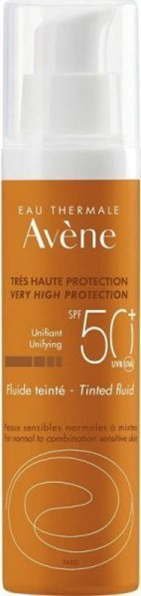 Avene  Ochrona przeciwsłoneczna z kolorem Avene Tinted Fluid SPF50+ (50 ml)