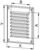 AWENTA προστατευτικό εξαερισμού Awenta MTA8BR 25x25 MS - καφέ