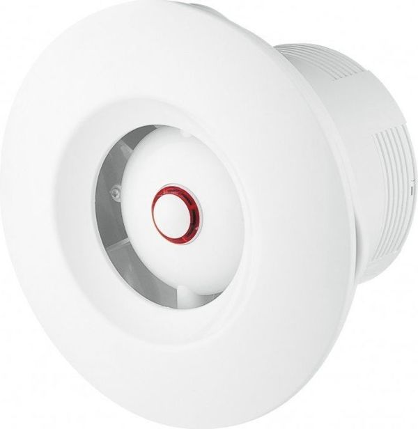 AWENTA Οροφαίος ανεμιστήρας Φ100 14W 90m3/h 230V IPX4 λευκός με χρονοδιακόπτη ORBIT (E000 WXO100T)