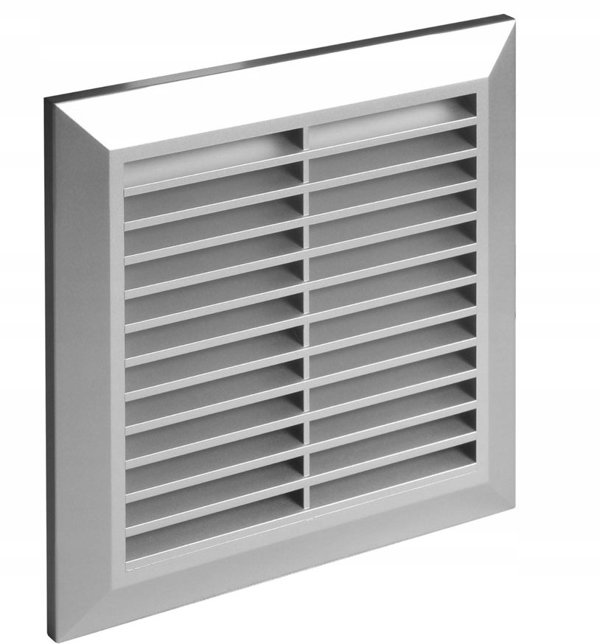 Awenta T83SS Γρίλια Εξαερισμού 140x140mm, Σατινέ Φινίρισμα