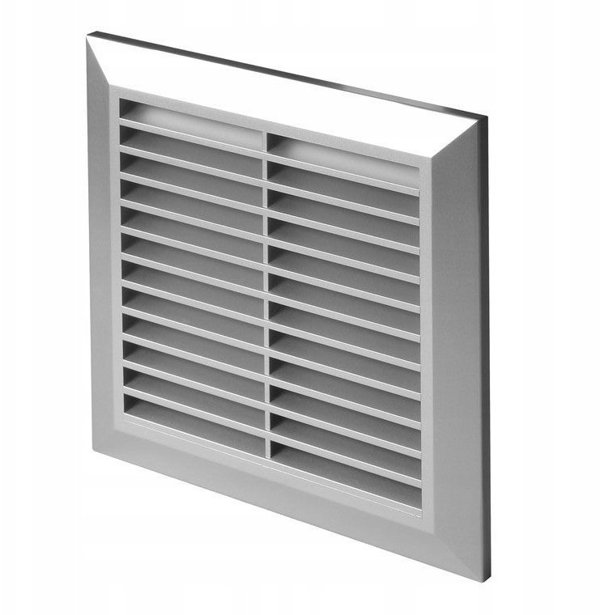 Awenta T83SS Γρίλια Εξαερισμού 140x140mm, Σατινέ Φινίρισμα