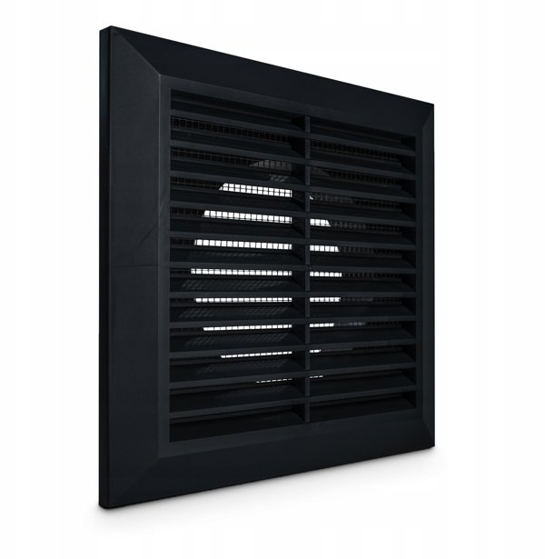 Αεραγωγός Εξαερισμού AWENTA T61CZ, 170x170mm, Φ100mm, Μαύρο Χρώμα