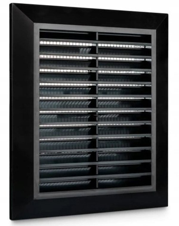 Αεραγωγός Εξαερισμού AWENTA T61CZ, 170x170mm, Φ100mm, Μαύρο Χρώμα