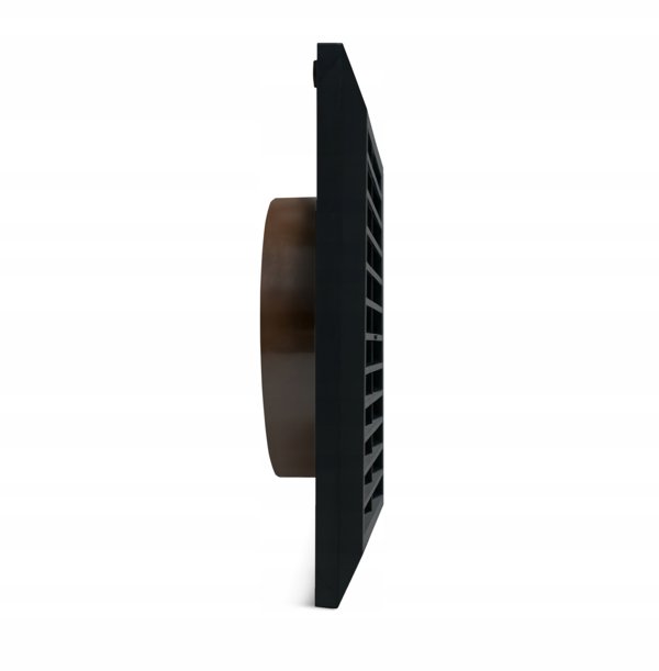 Αεραγωγός Εξαερισμού AWENTA T61CZ, 170x170mm, Φ100mm, Μαύρο Χρώμα