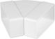 AWENTA Kolano poziom 45° plasiko 55x110mm