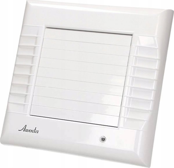 Ανεμιστήρας Μπάνιου AWENTA A-Matic WM100, Φ100, 95m³/h, 16W, με Αυτόματη Περσίδα, Λευκός