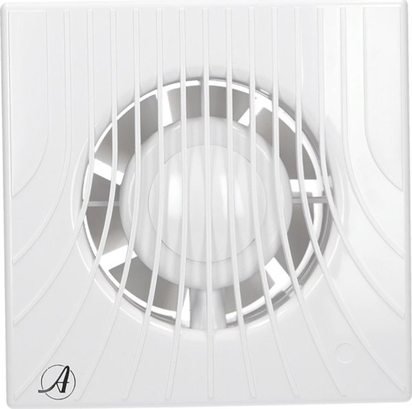 Awenta Ανεμιστήρας Μπάνιου WA100DW, 2 Ταχυτήτων, Φ100, 64/85m3/h, 5/12W, με Διακόπτη Σχοινιού, Λευκό