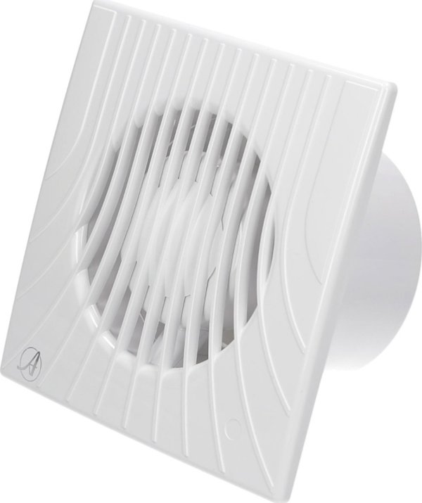 Awenta Ανεμιστήρας Μπάνιου WA100DW, 2 Ταχυτήτων, Φ100, 64/85m3/h, 5/12W, με Διακόπτη Σχοινιού, Λευκό
