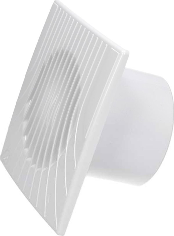 Awenta Ανεμιστήρας Μπάνιου WA100DW, 2 Ταχυτήτων, Φ100, 64/85m3/h, 5/12W, με Διακόπτη Σχοινιού, Λευκό
