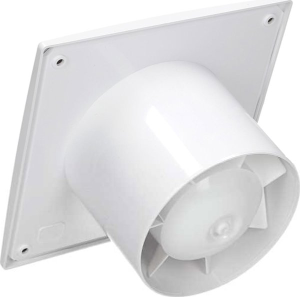 Awenta Ανεμιστήρας Μπάνιου WA100DW, 2 Ταχυτήτων, Φ100, 64/85m3/h, 5/12W, με Διακόπτη Σχοινιού, Λευκό