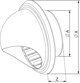 AWENTA Wyrzutnia / czerpnia metalowa nierdzewna fi125 Awenta WMN125