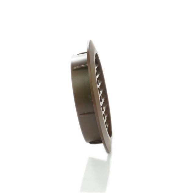Γρίλια Εξαερισμού Awenta T77BR, Διάμετρος 110mm, Καφέ Χρώμα