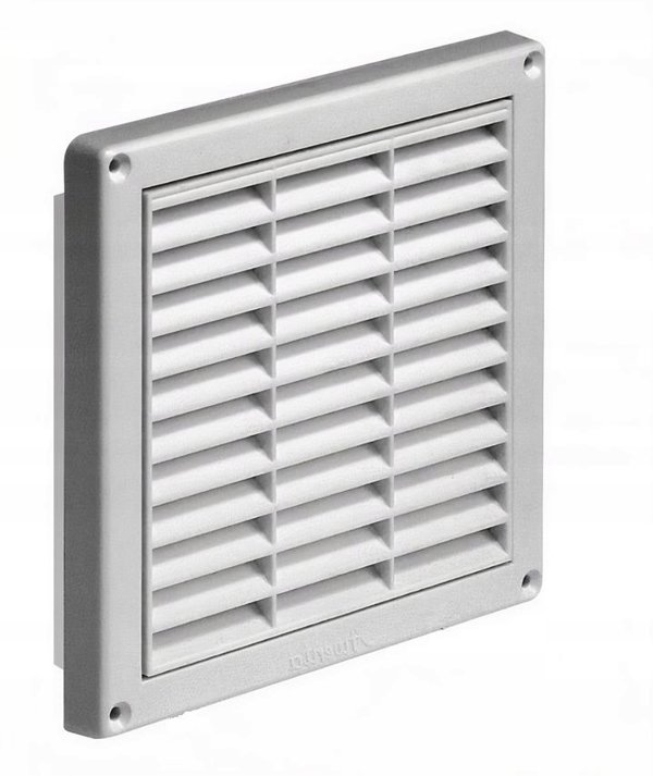 Awenta Γκριλ Εξαερισμού T9, Λευκό, 140x140mm TUS