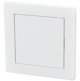 Awenta Πλαστική Θυρίδα Επίσκεψης DT22, Λευκή, 100x100mm