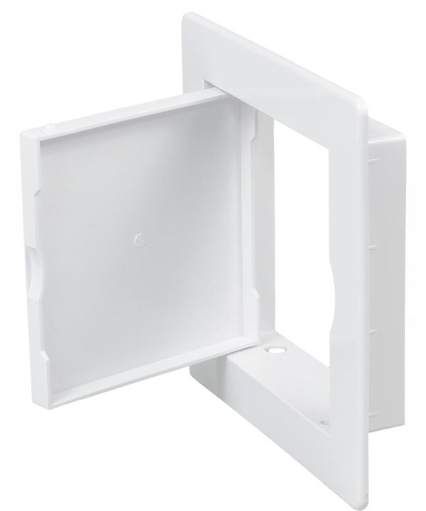 Awenta Πλαστική Θυρίδα Επίσκεψης DT22, Λευκή, 100x100mm