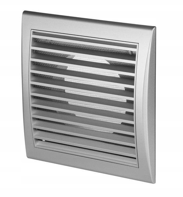 Awenta Γρίλια Εξαερισμού TL13SS, 160x160mm, Ασημί Σατινέ