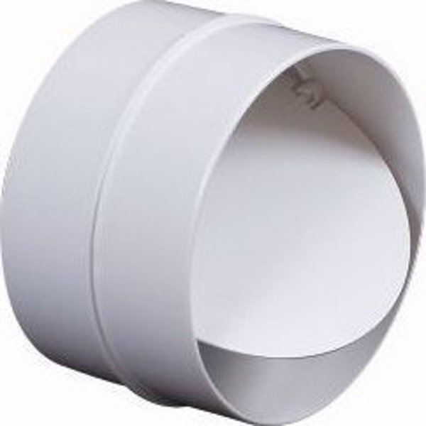 AWENTA Lacznik kanalow okraglych Awenta KO125-22 z zaworem zwrotnym fi125mm bialy