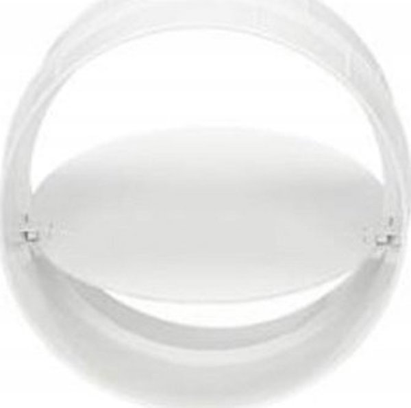 AWENTA Lacznik kanalow okraglych Awenta KO125-22 z zaworem zwrotnym fi125mm bialy