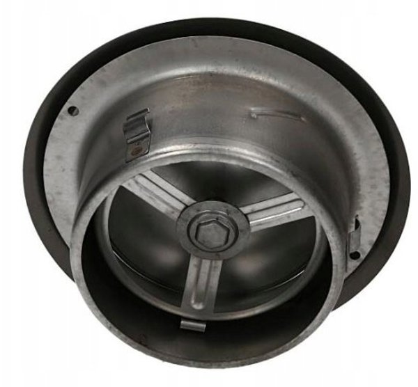 Awenta Αεραγωγός Παροχής AUN125 Φ125mm, Ανοξείδωτος Ανεμιστήρας Οροφής/Τοίχου