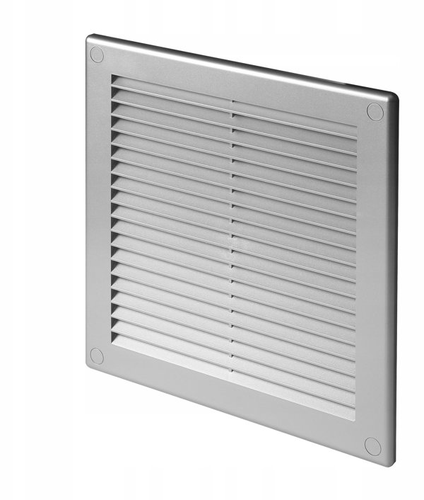 Awenta Γρίλια Αερισμού TRU2SS 150x150mm, Ασημί Σατινέ