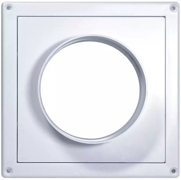 Awenta Γρίλια Αερισμού T67 140x140mm για Αεραγωγό Φ100mm, Λευκή