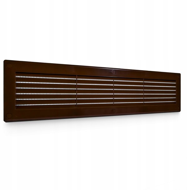 Γρίλια Εξαερισμού Awenta TRU26BR, 110x460mm, Καφέ Χρώμα