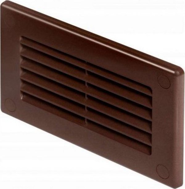 Awenta Προστασία Επίπεδου Καναλιού KP75-30BR 75x150mm Καφέ