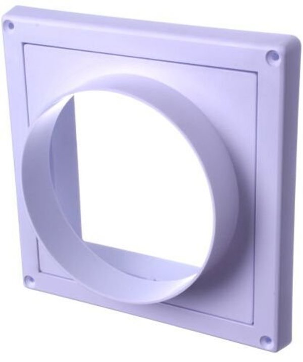 Awenta Περσίδα Εξαερισμού T99, 140x140mm, για Στόμιο Φ120mm, Άσπρη