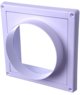 Awenta Περσίδα Εξαερισμού T99, 140x140mm, για Στόμιο Φ120mm, Άσπρη