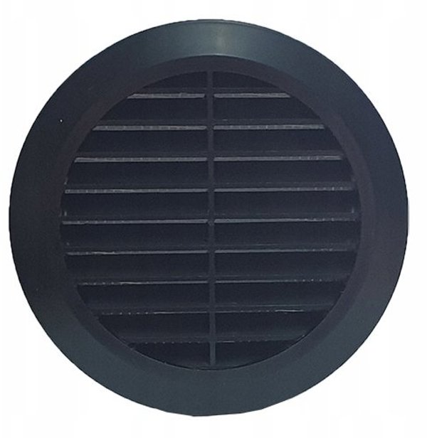 Αεραγωγός Awenta T32CZ, Γρίλια Εξαερισμού Φ125mm, Μαύρη